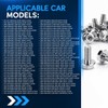 BRECAVE 20PCS Front Wheel Stud Lug Bolt M14-1.5 for Benz
