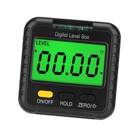 Digital Angle Finder Gauge 360 Degree Mini Digital Protractor Inclinometer Magnetic Angle Cube Electronic Level Box with LCD Display & Horizontal Bubble for Construction Automobile Repair Carpenter Craftsman Home