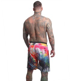 Yakuza Men's Specialist Swim Shorts, Colourful, XXL