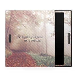 Carbon Fiber Tablet Skin Compatible with BOOX Go Color 7 (2024) - Happens for A Reason - Premium 3M Vinyl Protective Wrap Decal Cover - Easy to Apply | Crafted in The USA by MightySkins