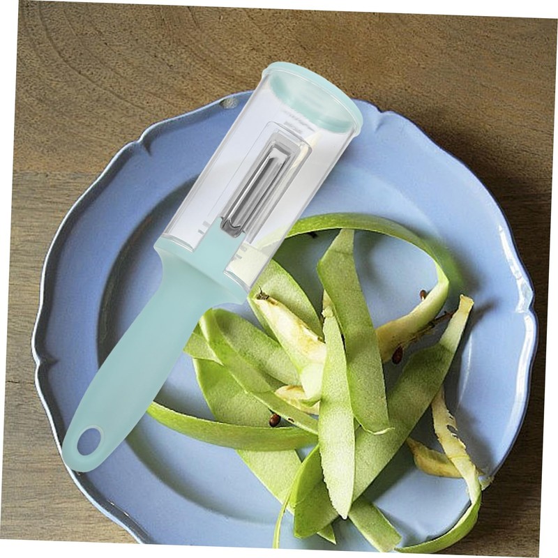 SHOWERORO Multipurpose Kitchen Peeler and Scraper with Storage Splashproof Vegetable