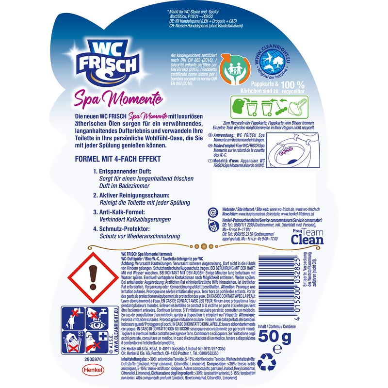 WC-Frisch Spa Moments Harmony Toilet Flush 50g