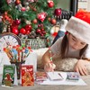 SULOLI 16PCS Kids Christmas Xmas Pencils with Erasers & Mini