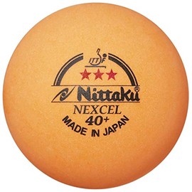 NITTAKU Ball Nexcel 40+*** Pack of 3, Orange