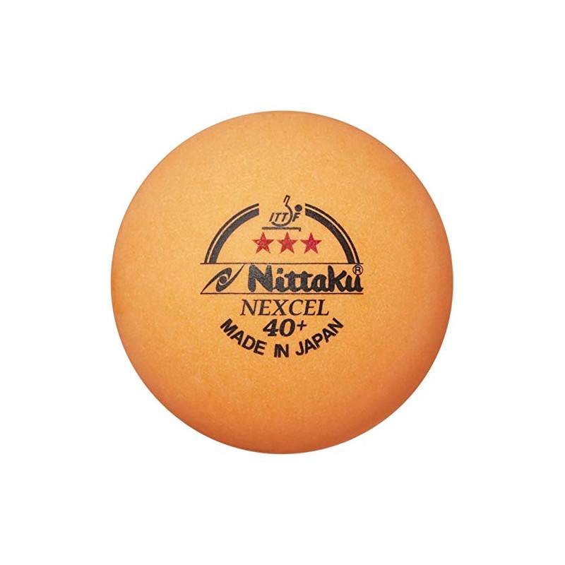 NITTAKU Ball Nexcel 40+*** Pack of 3, Orange
