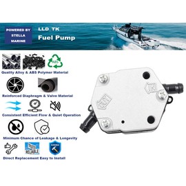 Fuel Pump Replace for Yamaha Outboard 115 130 150 175 200 225 250 300 HP V4 V6 2 Stroke 6E5-24410-00