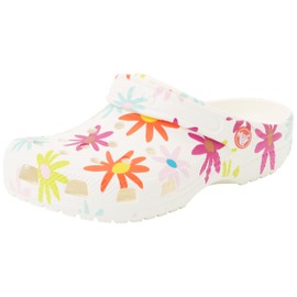 Crocs Unisex Children's Classic Crafted Daisy Clog K, Chalk colour, 34 / 35 UK