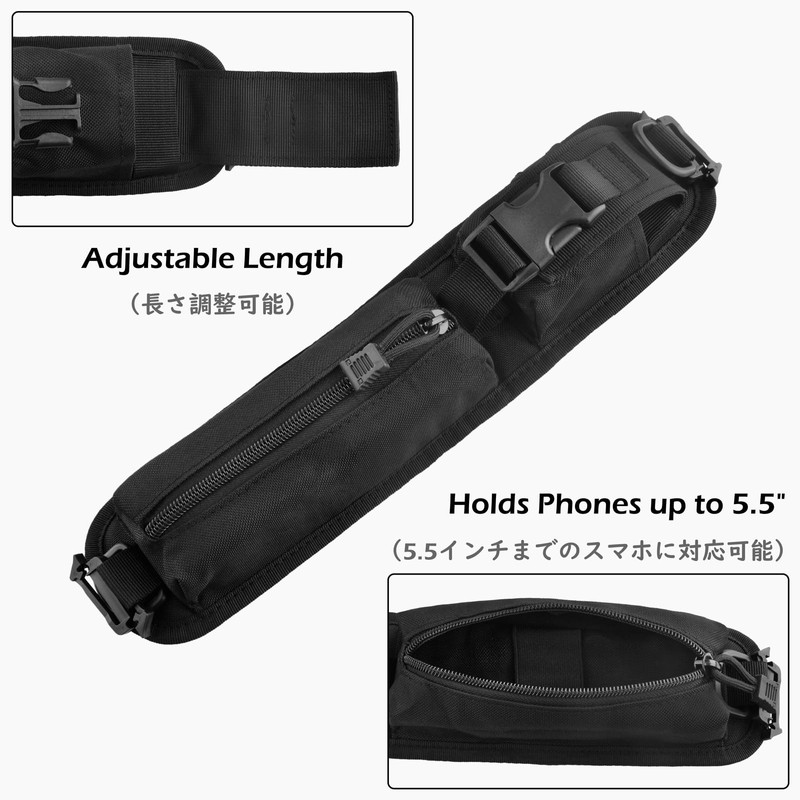 TRIWONDER Molle Glasses Bag, Tactical Glasses Case, Military Shoulder Attachment