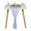Namvo 70x300CM Wedding Chiffon Table Runners Fabric Table Overlay Long