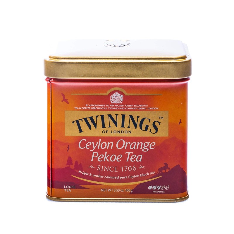 Twinings Ceylon Orange Pekoe Tea Loose Tin 100g