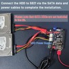 GeeekPi S021 SATA 3.0x2 for Raspberry Pi 5, with Active