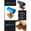 Nefelibata Watch Stand, Genuine Leather, Wooden, 2 Pieces, Stylish, Watch