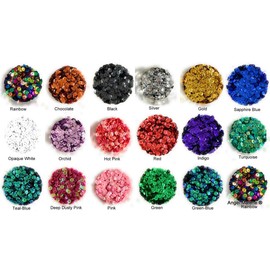 Angel Malone 15g (±) 1200 pcs. 6-7mm in Diameter Premium Quality Cup Sequins DIY Arts Crafts Making - UK SELLER (Red)
