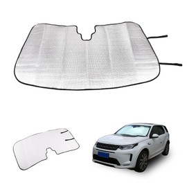 Windshield Sun Shade Compatible with Land Rover Discovery Sport 2016-2025 Foldable Front Windshield Sunshade Protector, Block UV Rays Keep Your Car Cooler