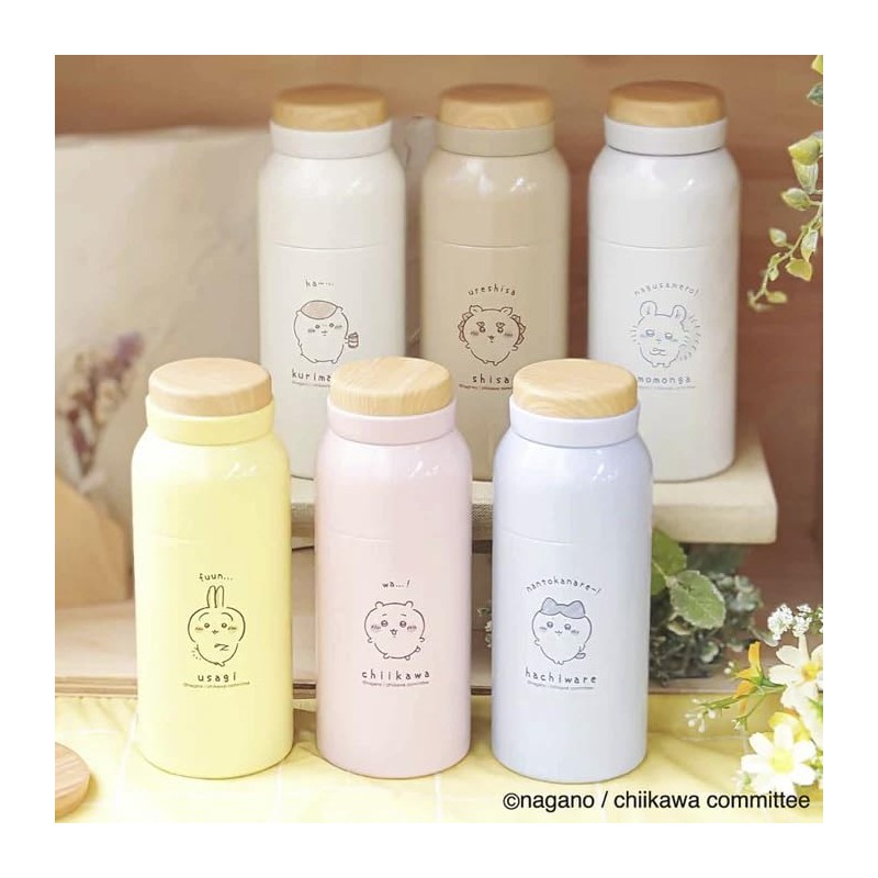 Hokkori Stainless Steel Bottle, Chiikawa