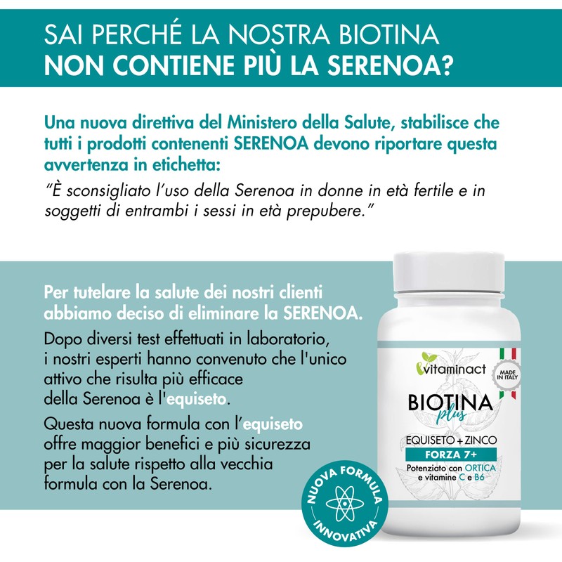 Integratore Capelli Donna Uomo - Biotina Plus Altissimo Dosaggio- Trattamento