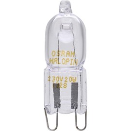 Osram Pack of 2 Halopin 66748 48 Watt G9 Halogen Pin, Dimmable, 230 V, Warm White, 740 Lumens, Halogen Bulbs, Pin Base Lamp