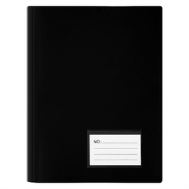 A4 Presentation Folder A4 Display Book-110 Pockets Display Folder with Plastic Sleeve Folders Presentation Folders Document Folder (1 Pack, Black)