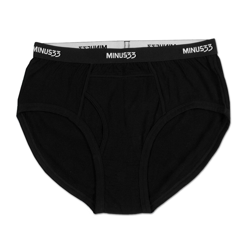 Minus33 - Calzoncillos de Lana Merino para Hombre, Color Negro,