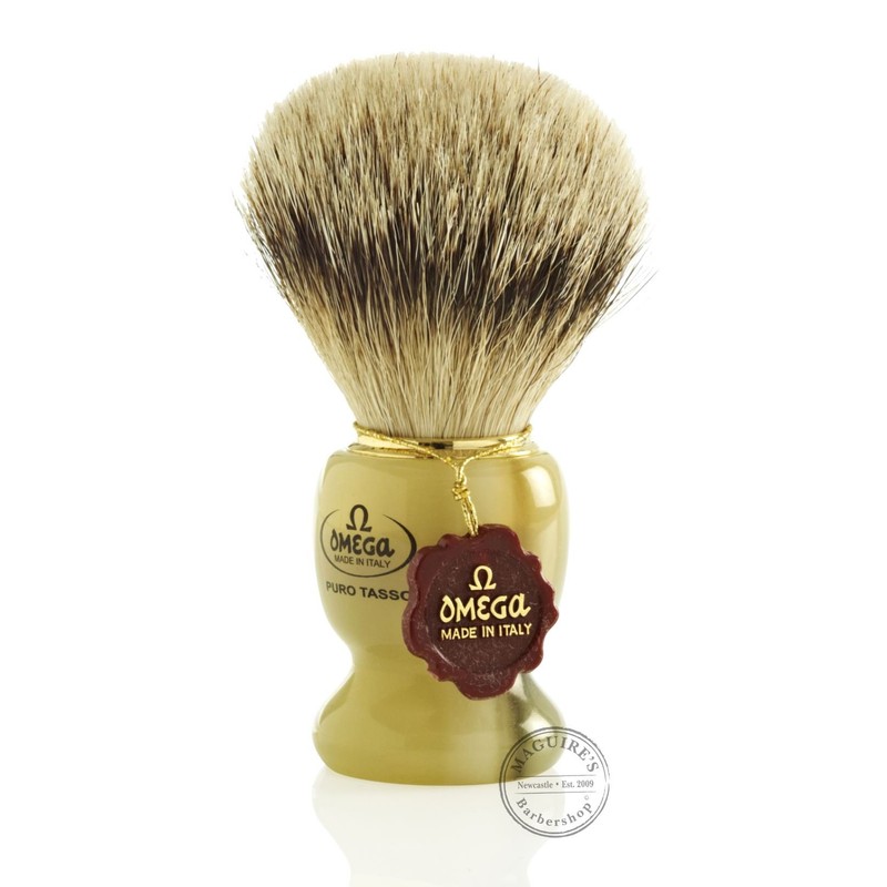Omega 621 1st Grade Super Badger Hair Shaving Brush