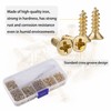 Roosea 1000 Pcs M2 Small Hinge Wood Screws 5/6/7/8/10 mm