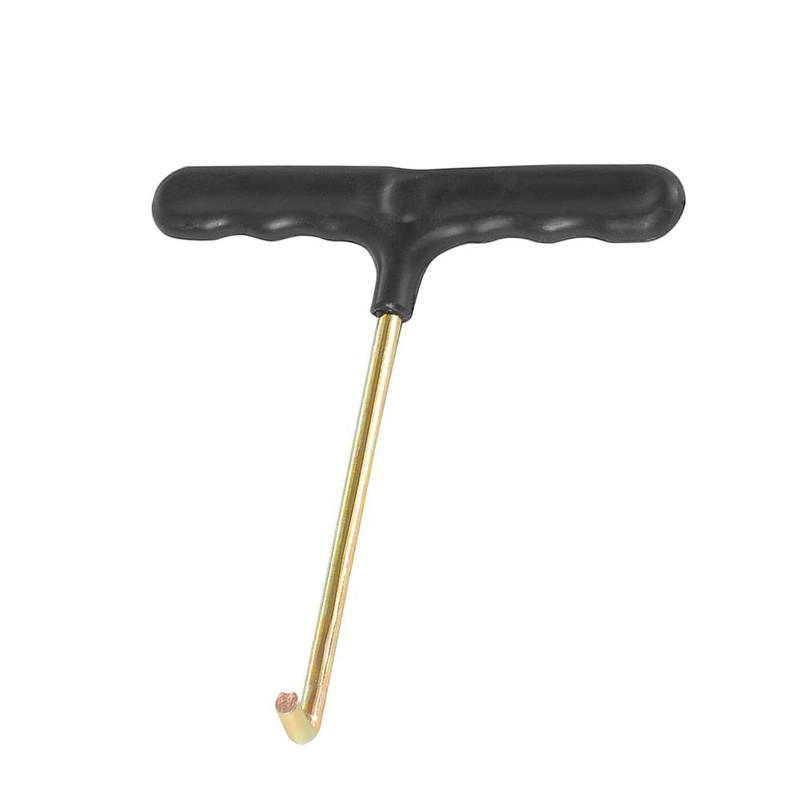 Trampoline Hand Tool Spring Pull T-Hook Tool Metal Tent Peg