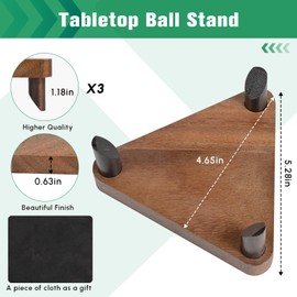 CRNHIGY Ball Racks, Soccer Racks, Basketball Racks, Volleyball Souvenir Display racks, made of walnut wood