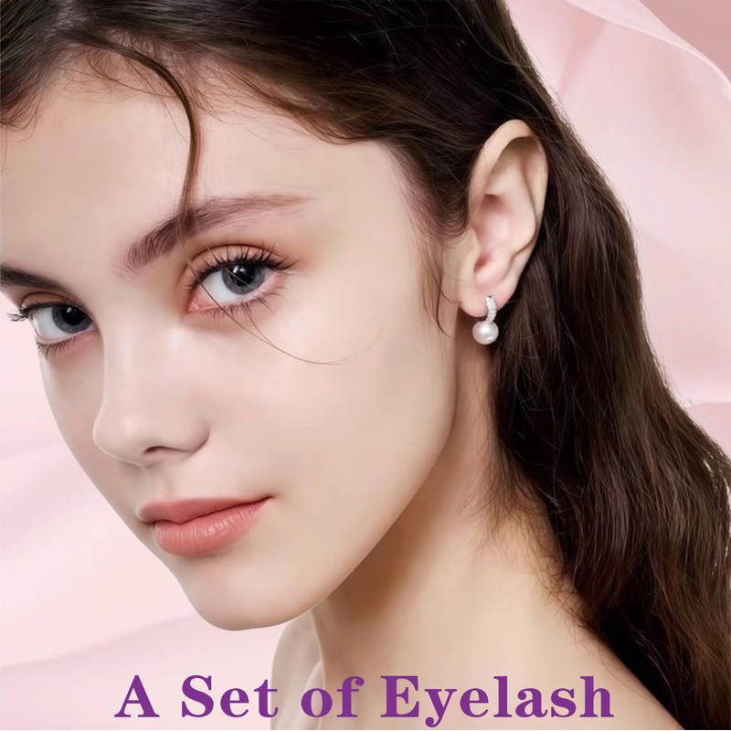 Flomitta Lash Clusters Kit 10-16mm Natural Cluster Eyelash Extensions Kit