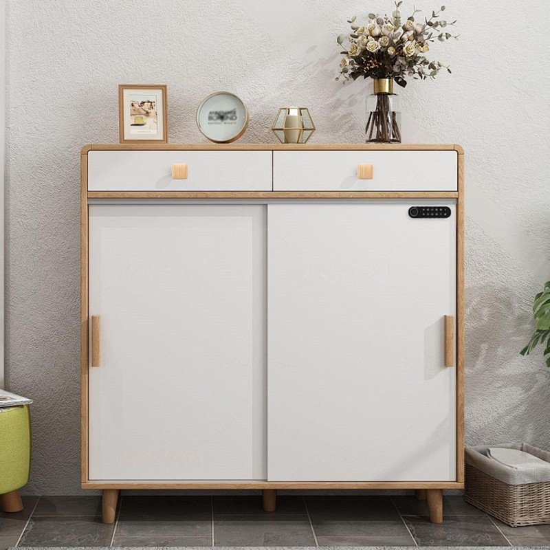 CHENRONGWEI 4Pcs Convenient Handle Solid Wood Cabinet Simple Install Wooden