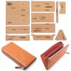 Island Puppy Hard Paper Pattern For Leathercrafting, Leather, Long, Wallet,