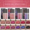 3 Pieces Metallic Diamond Liquid Glitter Shimmer Lipstick Matte Black