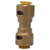 Supplying Demand SB1 1/4 Inch Quick Connect HVAC Brass Coupler
