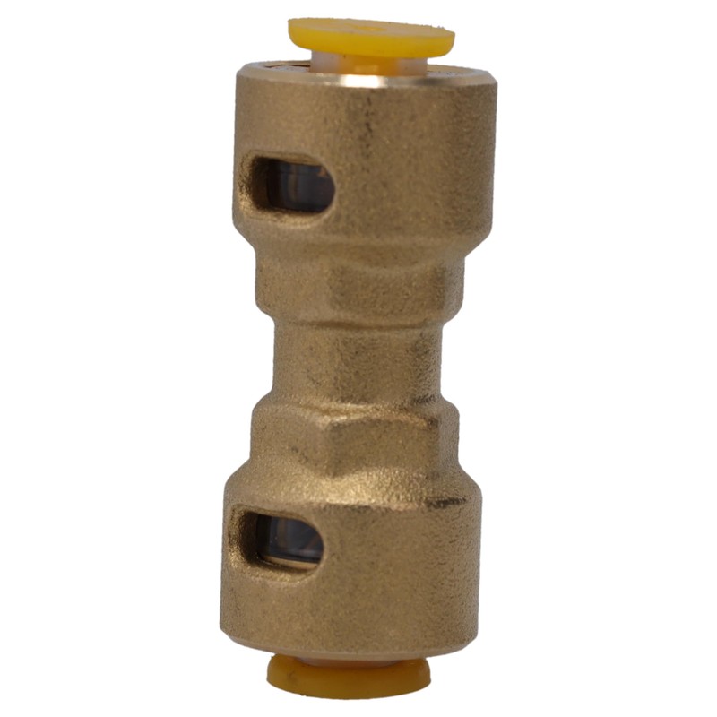 Supplying Demand SB1 1/4 Inch Quick Connect HVAC Brass Coupler