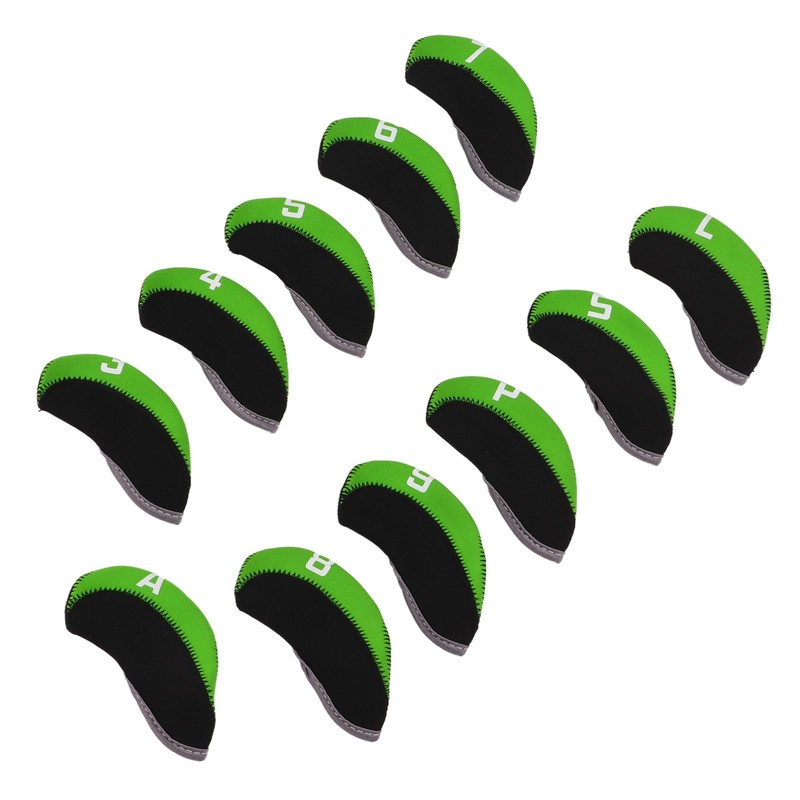11Pcs/Set Number Golf Iron Headcover Neoprene Golf Club Iron Head