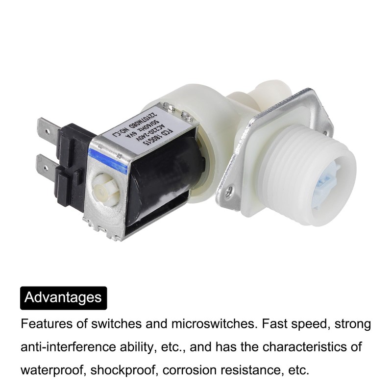 sourcing map Water Inlet Valve Ice Maker Water Inlet Solenoid