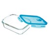 KitchenCraft Pure Seal Airtight Leak Proof Glass Food Storage Container/Oven