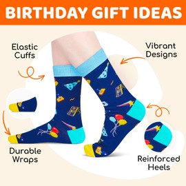 14th Birthday Gifts Ideas for Boys - Gamer Gaming Socks for Teenager Boy Age 14, Birthday Presents for 14 Year Olds Teens