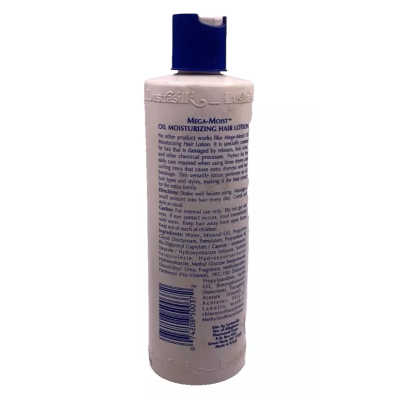 Lustrasilk Moisture Max Mega-Moist Oil Moisturizing Hair Lotion / 12