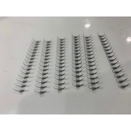 LASH BY HOLLY HYBRID 5D PREMADE (HAND MADE) FAN LASHES (500 FANS/TRAY) FOR EYELASH EXTENSION, D CURL, 0.07 THICKNESS, LENGTH FROM 9MM-15MM (HYBRID-D14mm5D)