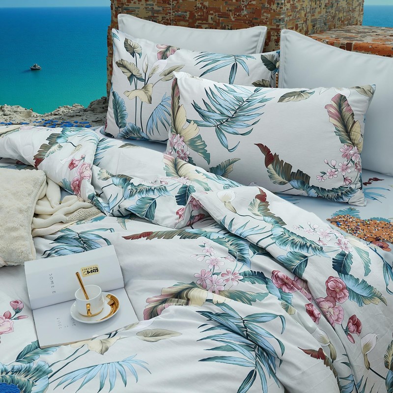 Merryword Floral Cotton Comforter Queen Size - 100% Cotton Comforter