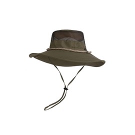 SCHIETWETTER Accessory Billy Safari Hat, Sun Hat, Sun Protection with UV 50+, Bush Hat, Hiking Hat, Wide Brim, with Chin Strap, olive