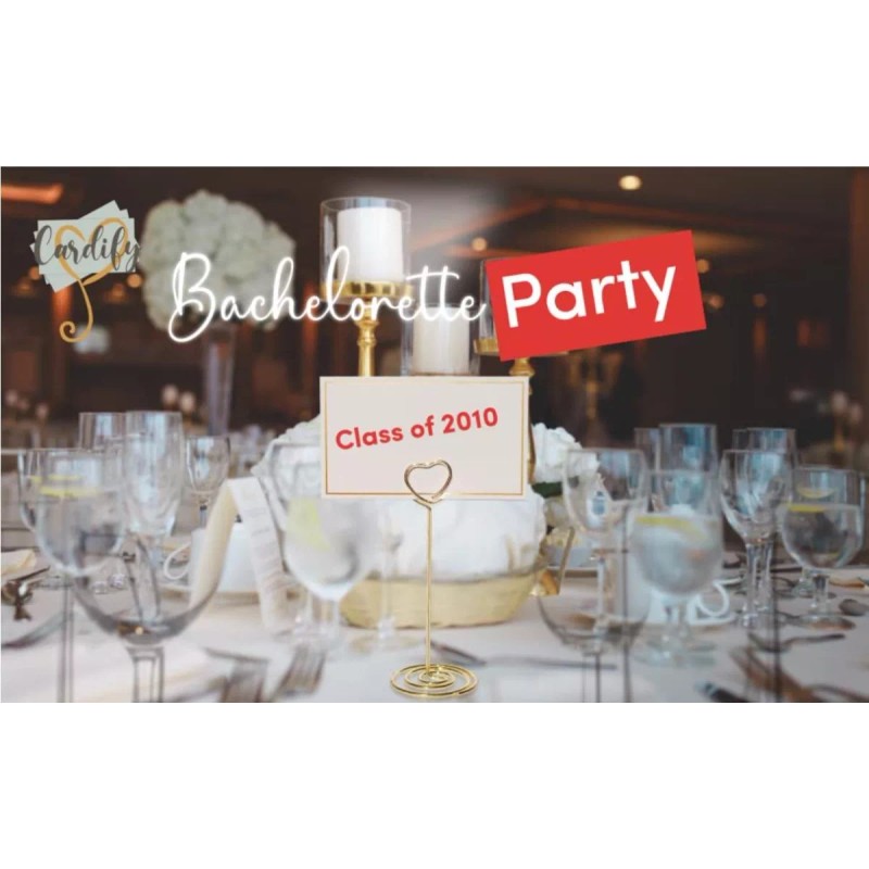 Francisco® 20 Piezas Titular Del Número Mesa Clips Para Tarjetas