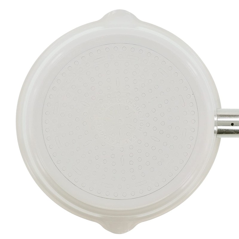 Bestco ND-6753 Ceramic IH Snow Flat Pot, 7.9 inches (20