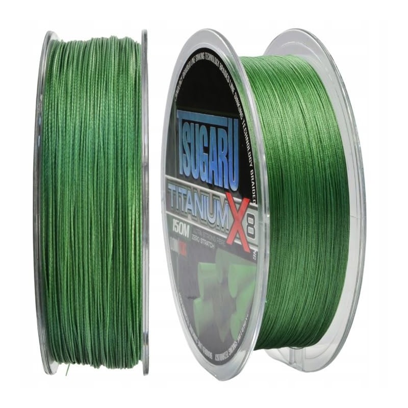 Braided Fishing Line 150 m Titanium X8 0.18 mm 29.9