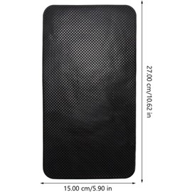 Healeved 2piezas Almohadillas Antideslizantes para Tablero de Automóvil Tapete Elástico y Resistente Fácil Instalación Compatible con Superficies Planas Accesorio Práctico para Coche