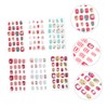 minkissy 288pcs Girl Fake Nails Easy to Apply Xmas Nail