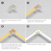FCOB COB 2 Pin 5 mm L-Shaped Connector Kit 6