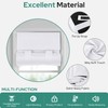 HOMEIDEAS 100% Blackout Sidelight Curtains for Front Door, Side Door