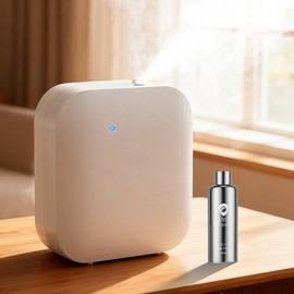 BLD automatic diffuser automatic spray air freshener office diffuser, white + 100ml essential oil, 1 set / 비엘디 자동디퓨저 자동분사방향제 사무실디퓨저, 화이트+100ml 에센셜 오일, 1세트
