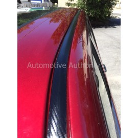 Automotive Authority For 2014-2021 TOYOTA TUNDRA BLACK CARBON FIBER ROOF TOP TRIM MOLDING KIT